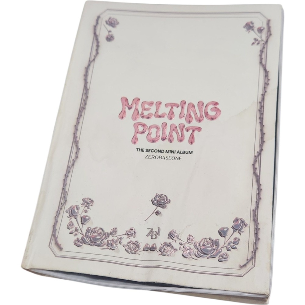 Zerobaseone ZB1 Melting Point 2nd Mini Album Mystery Version CD Photobook Poster